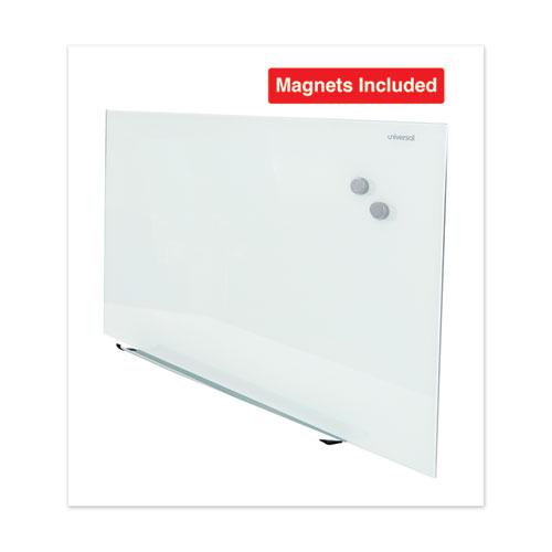 Frameless Magnetic Glass Marker Board, 36 x 24, Translucent Frost Surface. Picture 4