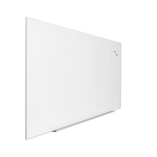 Frameless Magnetic Glass Marker Board, 72 x 48, White Surface. Picture 3