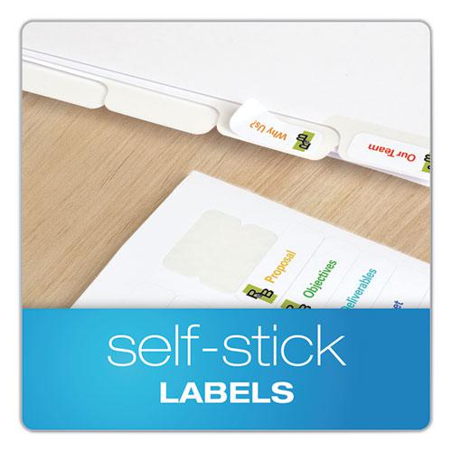 Custom Label Tab Dividers with Self-Adhesive Tab Labels, 8-Tab, 11 x 8.5, White, 25 Sets. Picture 5