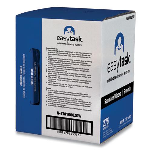 Easy Task A100 Wiper, Center-Pull, 1-Ply, 10 x 12, White, 275 Sheets/Roll with Zipper Bag. Picture 5