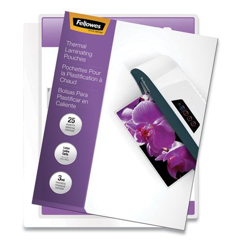 ImageLast Laminating Pouches with UV Protection, 3 mil, 9" x 11.5", Clear, 25/Pack. Picture 1