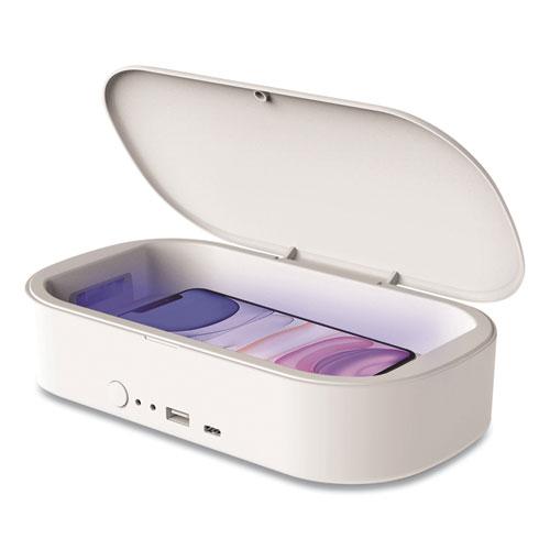Portable UV Sterilizer for Mobile Phones, White. Picture 1