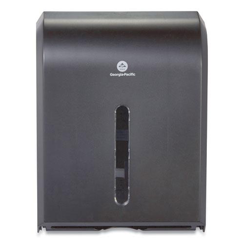 Dispenser for Combi-fold C-Fold/Multifold/BigFold Towels, 12.3 x 6 x 15.5, Black. Picture 1