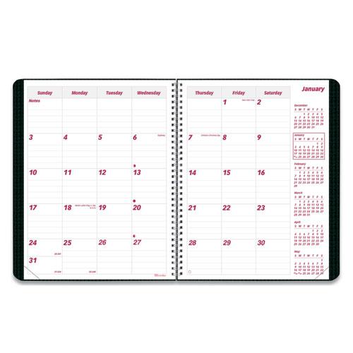 DuraFlex 14-Month Planner, 8.88 x 7.13, Black Cover, 14-Month (Dec to Jan): 2023 to 2025. Picture 2