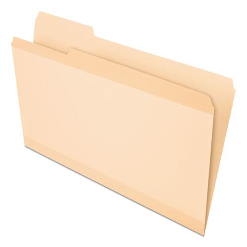 Manila File Folders, 1/3-Cut Tabs: Left Position, Legal Size, 0.75" Expansion, Manila, 24/Pack. Picture 1