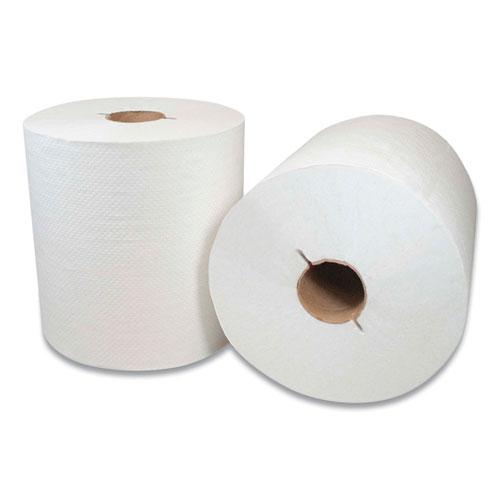 Morsoft Controlled Towels, I-Notch, 1-Ply, 7.5" x 800 ft, White, 6 Rolls/Carton. Picture 1