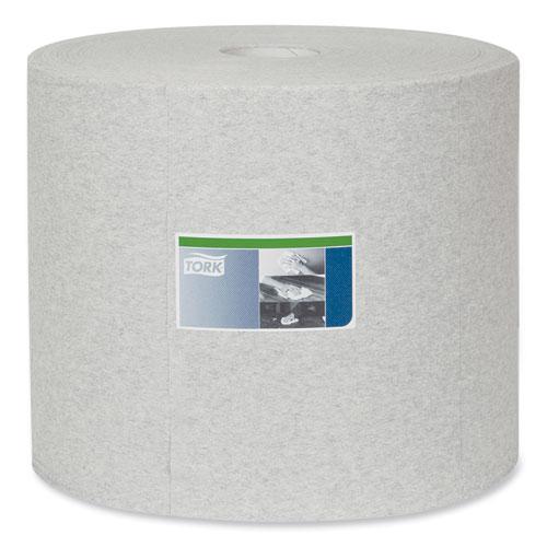 Industrial Cleaning Cloths, 1-Ply, 12.6 x 13.3, Gray, 1,050 Wipes/Roll. Picture 2