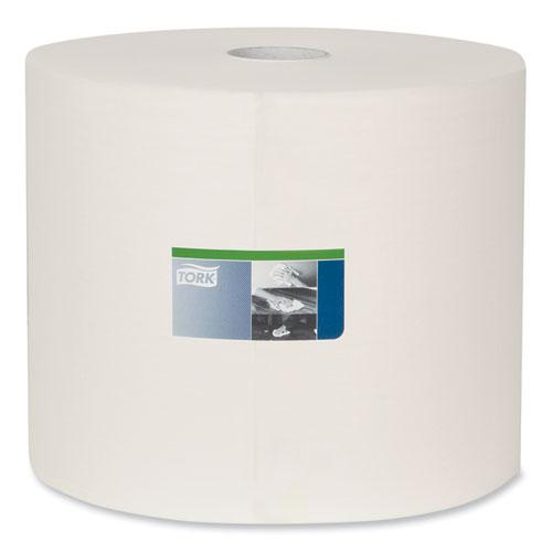 Cleaning Cloth, 12.6 x 13.3, White, 1,100 Wipes/Roll. Picture 2