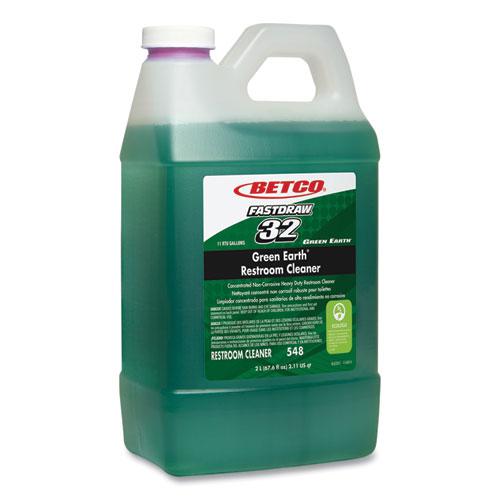 Fastdraw 32 Green Earth Restroom Cleaner, Citrus Floral, 2 L Bottle, 4/Carton. Picture 1