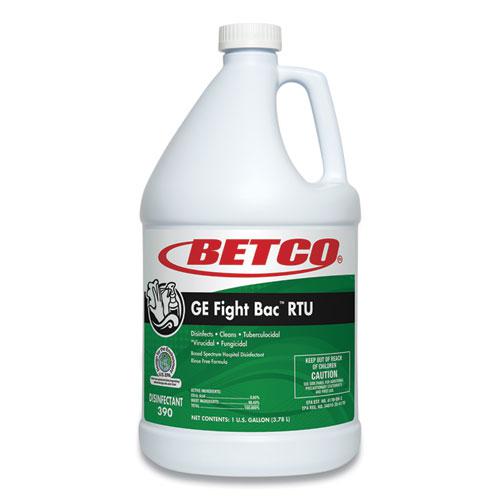 GE Fight Bac RTU Disinfectant, Fresh Scent, 1 gal Bottle, 4/Carton. Picture 1