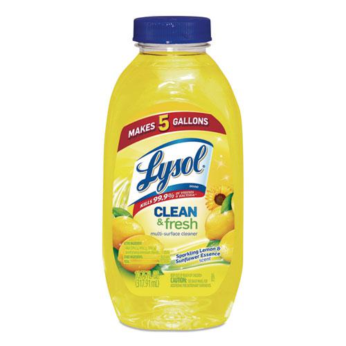 Clean and Fresh Multi-Surface Cleaner, Sparkling Lemon and Sunflower Essence, 10.75 oz Bottle, 20/Carton. Picture 1