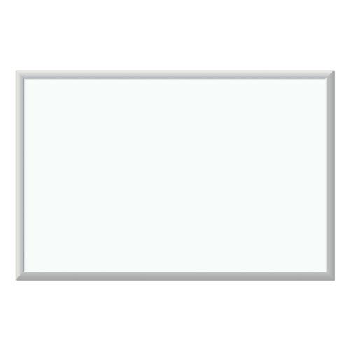 Melamine Dry Erase Board, 35 x 23, White Surface, Silver Frame. Picture 1