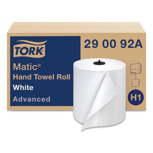 Advanced Matic Hand Towel Roll, 2-Ply, 7.7" x 525 ft, White, 643/Roll, 6 Rolls/Carton. Picture 7
