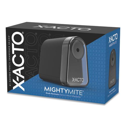 Model 19501 Mighty Mite Home Office Electric Pencil Sharpener, AC-Powered, 3.5 x 5.5 x 4.5, Black/Gray/Smoke. Picture 1
