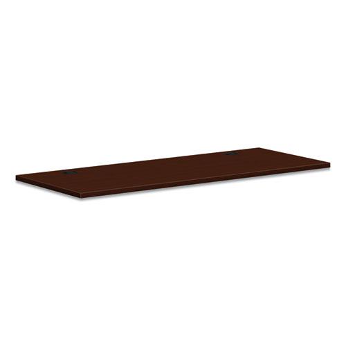 Mod Worksurface, Rectangular, 60w x 24d, Traditional Mahogany. Picture 1