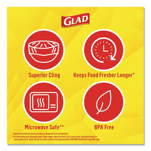 ClingWrap Plastic Wrap, 200 Square Foot Roll, Clear, 12 Rolls/Carton. Picture 4