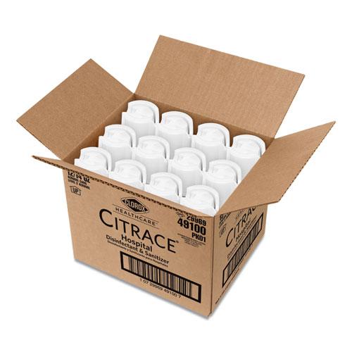 Citrace Hospital Disinfectant and Deodorizer, Citrus, 14 oz Aerosol Spray, 12/Carton. Picture 6
