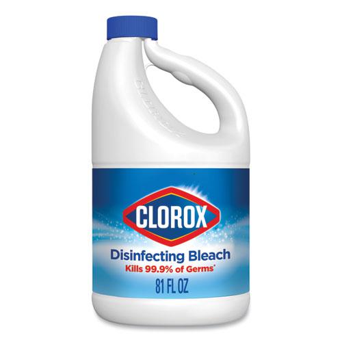 Regular Bleach with CloroMax Technology, 81 oz Bottle, 6/Carton. Picture 8
