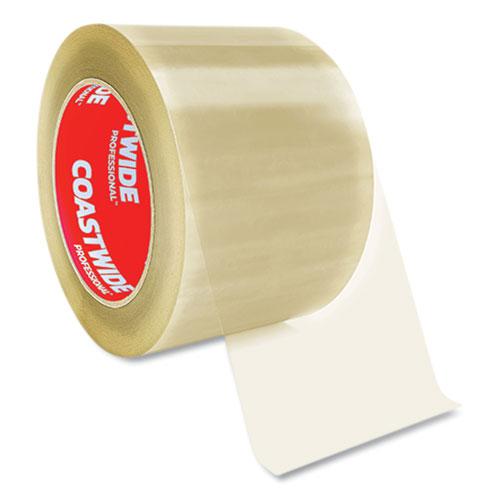 Industrial Packing Tape, 3" Core, 1.8 mil, 3" x 110 yds, Clear, 24/Carton. The main picture.