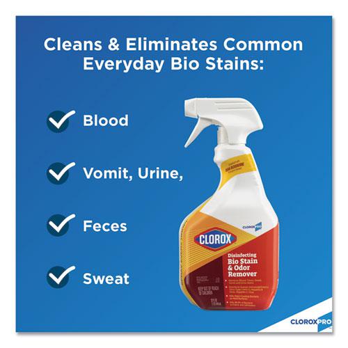 Disinfecting Bio Stain and Odor Remover, Fragranced, 32 oz Spray Bottle, 9/Carton. Picture 4