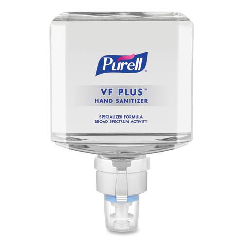 VF PLUS Hand Sanitizer Gel, 1,200 mL Refill Bottle, Fragrance-Free, For ES8 Dispensers, 2/Carton. Picture 1