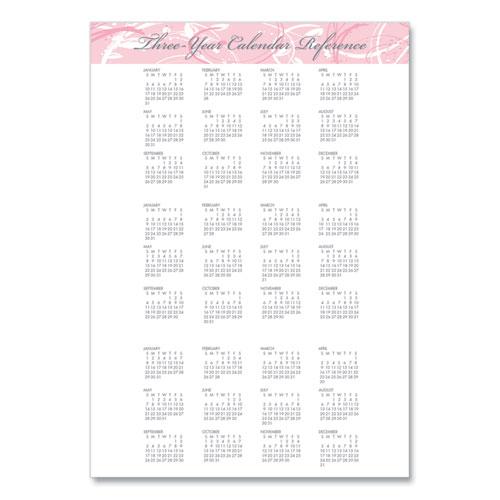 Breast Cancer Awareness Recycled Ruled Monthly Planner/Journal, 10 x 7, Pink Cover, 12-Month (Jan to Dec): 2024. Picture 3