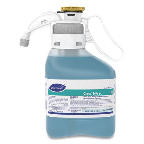 Crew Non-Acid Bowl and Bathroom Disinfectant Cleaner, Floral, 47.3 oz, 2/Carton. Picture 1
