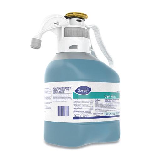 Crew Non-Acid Bowl and Bathroom Disinfectant Cleaner, Floral, 47.3 oz, 2/Carton. Picture 3