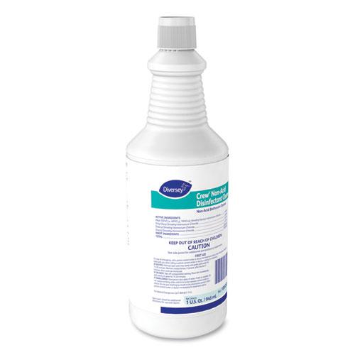 Crew Neutral Non-Acid Bowl and Bathroom Disinfectant, 32 oz Squeeze Bottle, 12/Carton. Picture 3