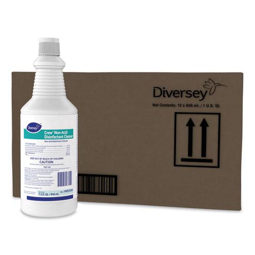 Crew Neutral Non-Acid Bowl and Bathroom Disinfectant, 32 oz Squeeze Bottle, 12/Carton. Picture 6