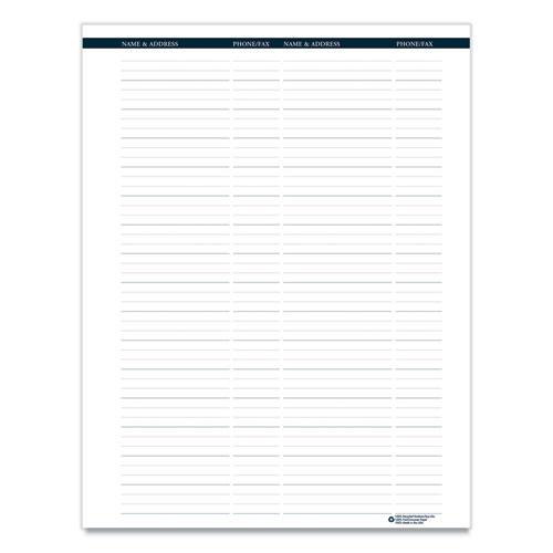 Recycled Monthly Weekly 7 Day Planner, 8.75 x 6.88, Black Cover, 12-Month (Jan to Dec): 2024. Picture 7