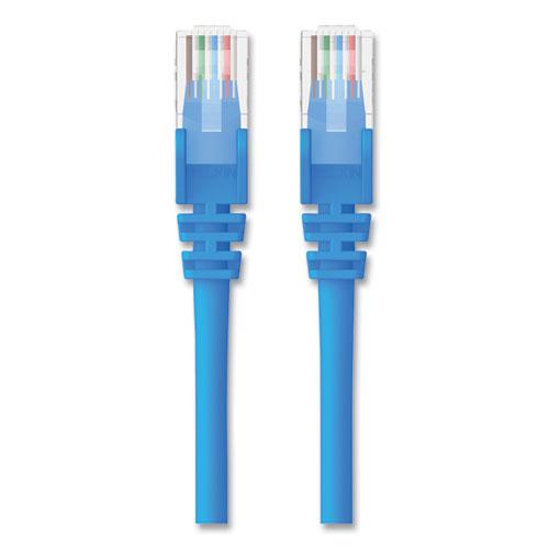 CAT5e Snagless Patch Cable, 15 ft, Blue. Picture 2