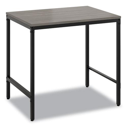 Simple Study Desk, 30.5" x 23.2" x 29.5", Gray. Picture 1