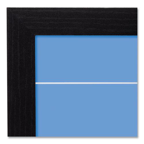 Black Solid Wood Poster Frames with Plastic Window, Wide Profile, 16 x 20. Picture 4