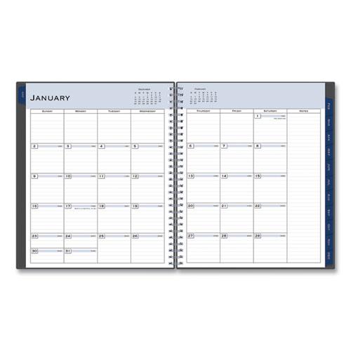 Passages Monthly Planner, 10 x 8, Charcoal Cover, 12-Month (Jan to Dec): 2023. Picture 2