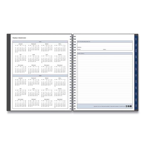 Passages Monthly Planner, 10 x 8, Charcoal Cover, 12-Month (Jan to Dec): 2023. Picture 4