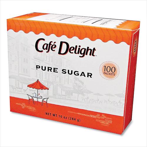 Pure Sugar Packets, 0.10 oz Packet, 100 Packets/Box. Picture 1