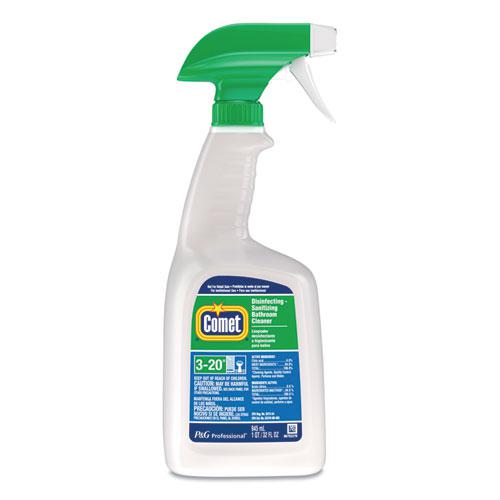 Disinfecting-Sanitizing Bathroom Cleaner, 32 oz Trigger Spray Bottle, 6/Carton. Picture 2