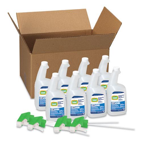 Disinfecting Cleaner with Bleach, 32 oz, Plastic Spray Bottle, Fresh Scent, 8/Carton. The main picture.