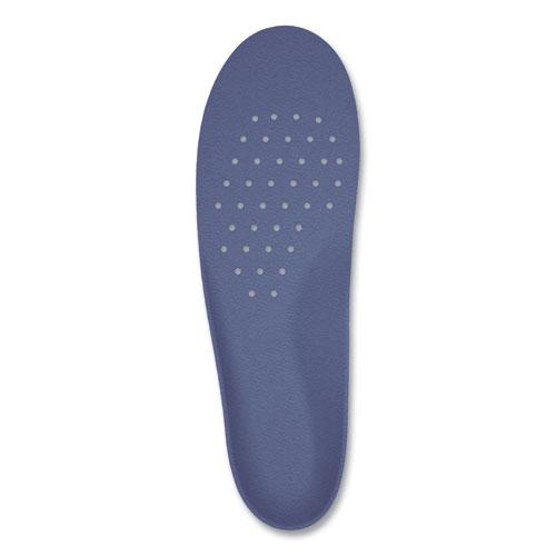 Pain Relief Extra Support Orthotic Insoles, Women Sizes 6 to 11, Gray/Blue/Orange/Yellow, Pair. Picture 6