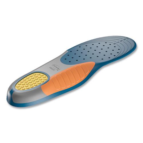 Pain Relief Extra Support Orthotic Insoles, Women Sizes 6 to 11, Gray/Blue/Orange/Yellow, Pair. Picture 4