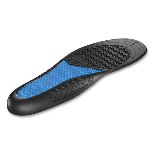 Comfort and Energy Work Massaging Gel Insoles, Women Sizes 6 to 11, Black/Blue, Pair. Picture 5
