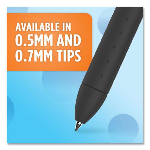 InkJoy Gel Pen, Stick, Medium 0.7 mm, Black Ink, Black Barrel, Dozen. Picture 2