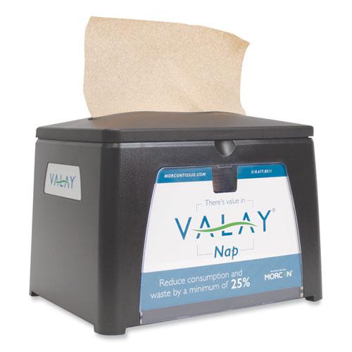 Valay Table Top Napkin Dispenser, 6.5 x 8.4 x 6.3, Black. Picture 3