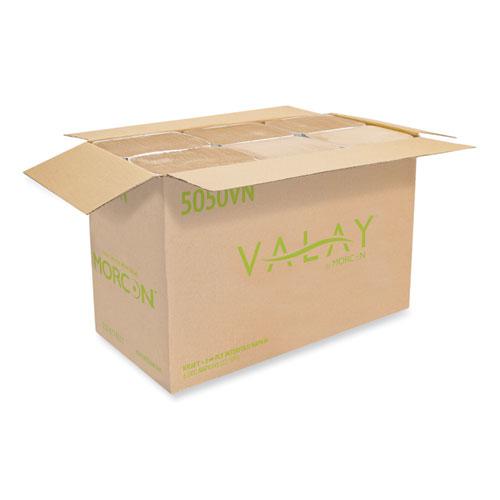 Valay Interfolded Napkins, 1-Ply, 6.3 x 8.85, Kraft, 6,000/Carton. Picture 6