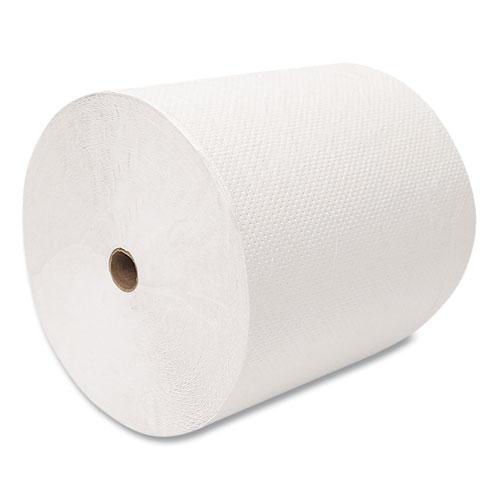 Valay Proprietary Roll Towels, 1-Ply, 8" x 800 ft, White, 6 Rolls/Carton. Picture 5