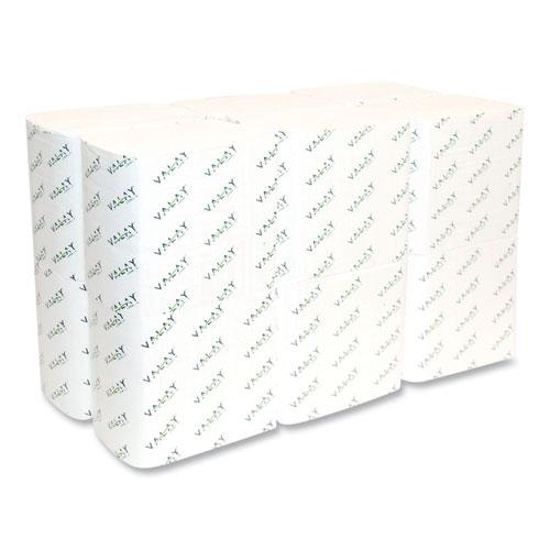 Valay Interfolded Napkins, 2-Ply, 6.5 x 8.25, White, 500/Pack, 12 Packs/Carton. Picture 5