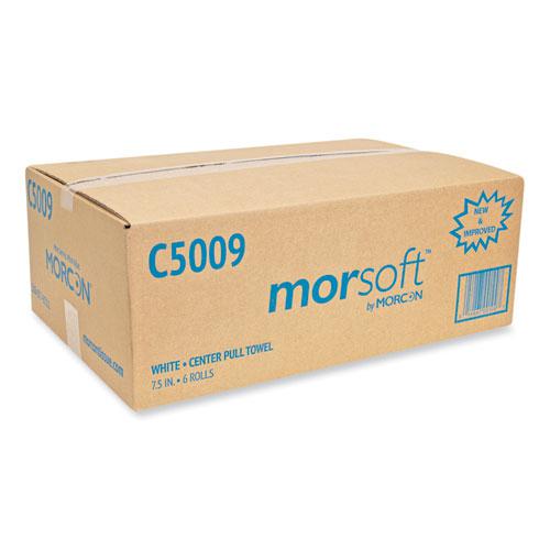 Morsoft Center-Pull Roll Towels, 2-Ply, 6.9" dia, 500 Sheets/Roll, 6 Rolls/Carton. Picture 4