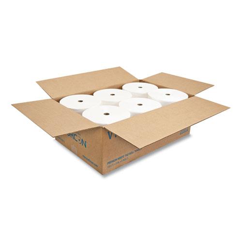Valay Proprietary TAD Roll Towels, 1-Ply, 7.5" x 550 ft, White, 6 Rolls/Carton. Picture 3
