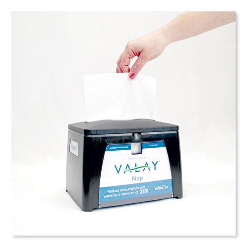Valay Table Top Napkin Dispenser, 6.5 x 8.4 x 6.3, Black. Picture 4